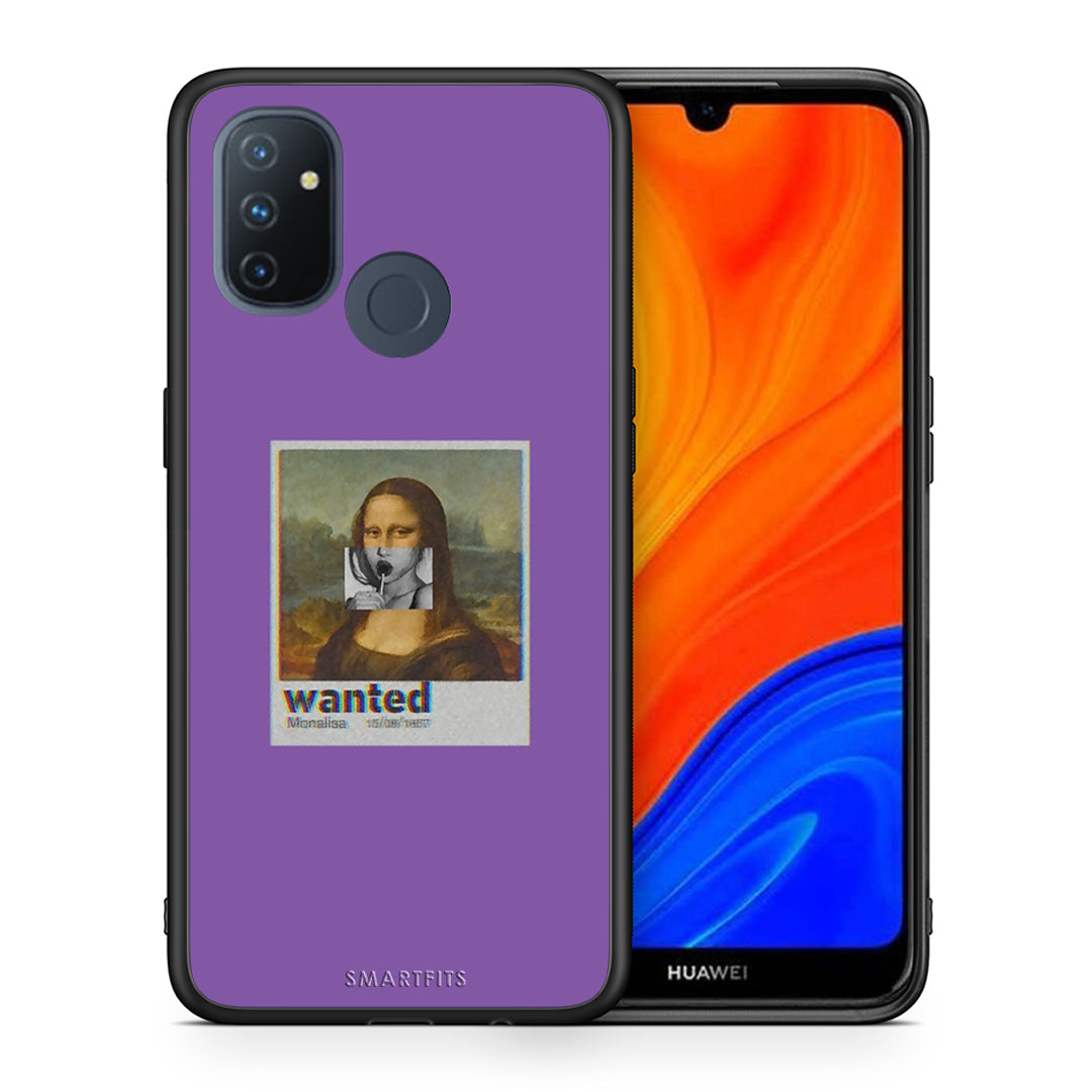 Θήκη OnePlus Nord N100 Monalisa Popart από τη Smartfits με σχέδιο στο πίσω μέρος και μαύρο περίβλημα | OnePlus Nord N100 Monalisa Popart case with colorful back and black bezels