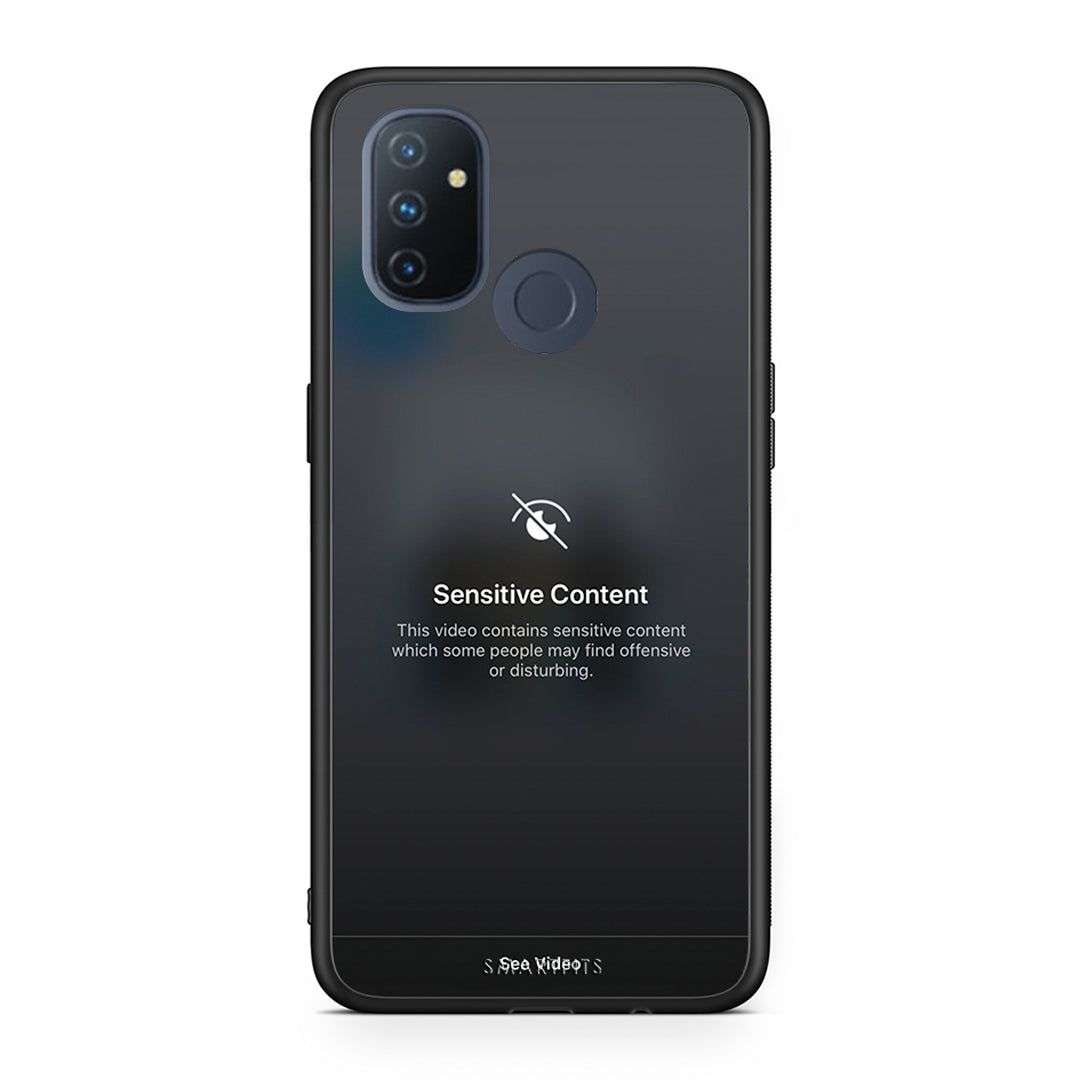 OnePlus Nord N100 Sensitive Content θήκη από τη Smartfits με σχέδιο στο πίσω μέρος και μαύρο περίβλημα | Smartphone case with colorful back and black bezels by Smartfits