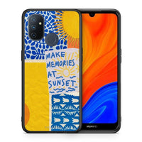 Thumbnail for Θήκη OnePlus Nord N100 Sunset Memories από τη Smartfits με σχέδιο στο πίσω μέρος και μαύρο περίβλημα | OnePlus Nord N100 Sunset Memories case with colorful back and black bezels