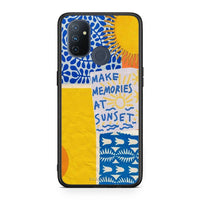 Thumbnail for OnePlus Nord N100 Sunset Memories Θήκη από τη Smartfits με σχέδιο στο πίσω μέρος και μαύρο περίβλημα | Smartphone case with colorful back and black bezels by Smartfits