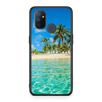 Thumbnail for OnePlus Nord N100 Tropical Vibes Θήκη από τη Smartfits με σχέδιο στο πίσω μέρος και μαύρο περίβλημα | Smartphone case with colorful back and black bezels by Smartfits