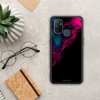 Thumbnail for Watercolor Pink Black - OnePlus Nord N100 case