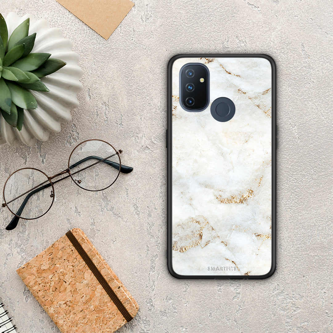 White Gold Marble - OnePlus Nord N100 case