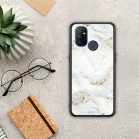 Thumbnail for White Gold Marble - OnePlus Nord N100 case