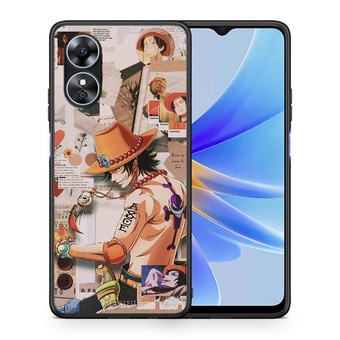 Oppo A17 Anime Collage case Smartfits mobile phone cases