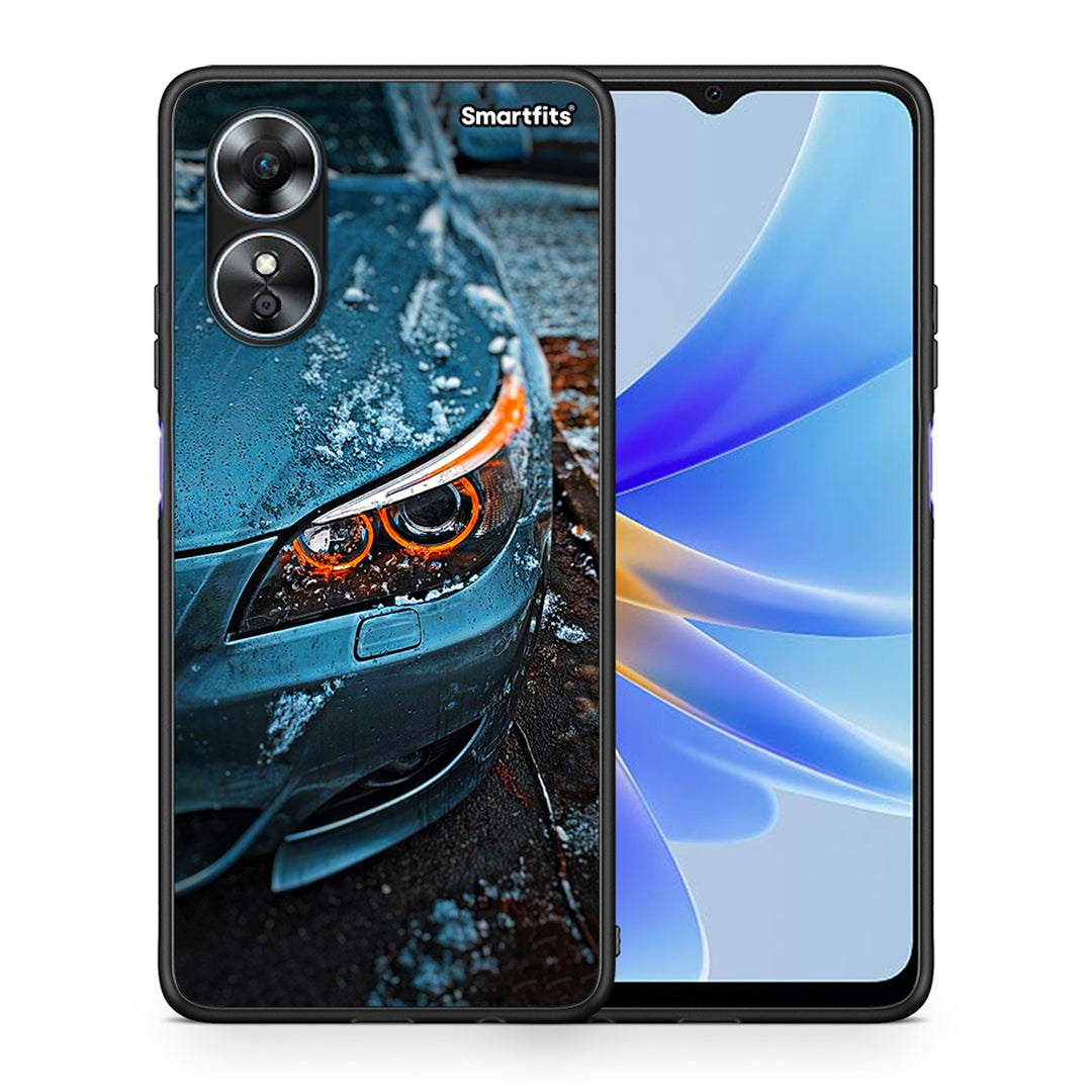 Θήκη Oppo A17 Bmw E60 από τη Smartfits με σχέδιο στο πίσω μέρος και μαύρο περίβλημα | Oppo A17 Bmw E60 Case with Colorful Back and Black Bezels