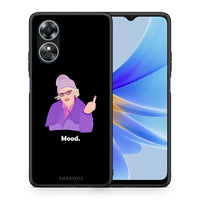 Thumbnail for Θήκη Oppo A17 Grandma Mood Black από τη Smartfits με σχέδιο στο πίσω μέρος και μαύρο περίβλημα | Oppo A17 Grandma Mood Black Case with Colorful Back and Black Bezels