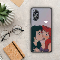 Thumbnail for Θήκη Oppo A17 Mermaid Couple από τη Smartfits με σχέδιο στο πίσω μέρος και μαύρο περίβλημα | Oppo A17 Mermaid Couple Case with Colorful Back and Black Bezels