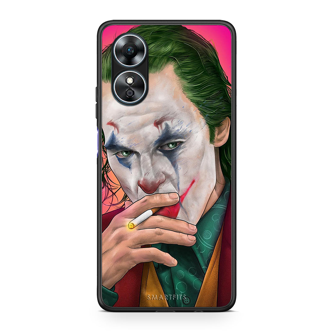 Θήκη Oppo A17 PopArt JokesOnU από τη Smartfits με σχέδιο στο πίσω μέρος και μαύρο περίβλημα | Oppo A17 PopArt JokesOnU Case with Colorful Back and Black Bezels