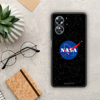 Thumbnail for Θήκη Oppo A17 PopArt NASA από τη Smartfits με σχέδιο στο πίσω μέρος και μαύρο περίβλημα | Oppo A17 PopArt NASA Case with Colorful Back and Black Bezels