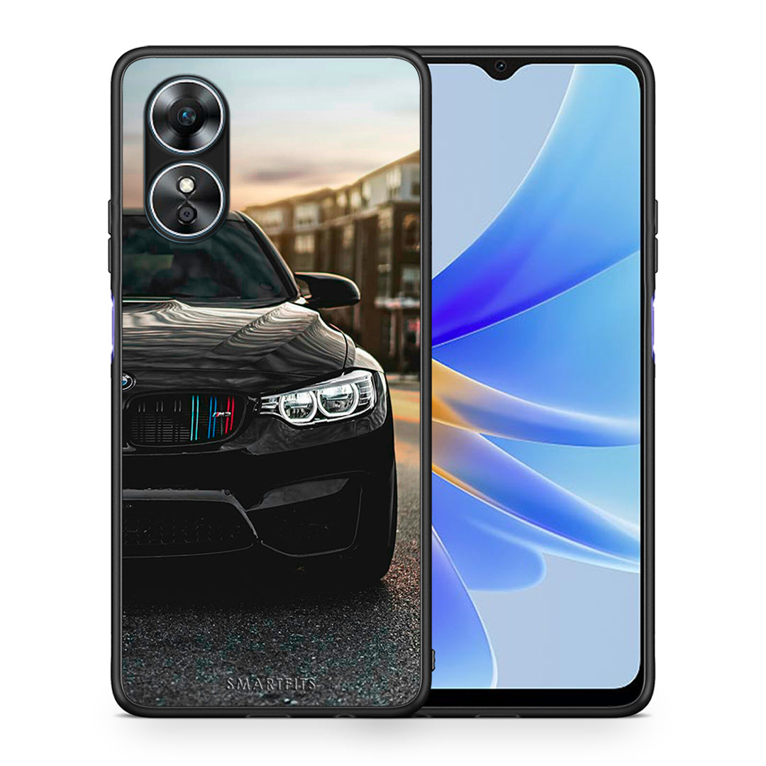 Θήκη Oppo A17 Racing M3 από τη Smartfits με σχέδιο στο πίσω μέρος και μαύρο περίβλημα | Oppo A17 Racing M3 Case with Colorful Back and Black Bezels