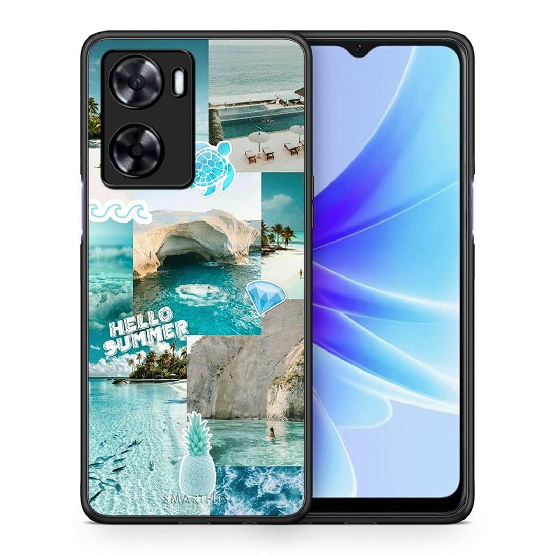 Θήκη Oppo A57s / A77s / A58 / OnePlus Nord N20 SE Aesthetic Summer από τη Smartfits με σχέδιο στο πίσω μέρος και μαύρο περίβλημα | Oppo A57s / A77s / A58 / OnePlus Nord N20 SE Aesthetic Summer case with colorful back and black bezels