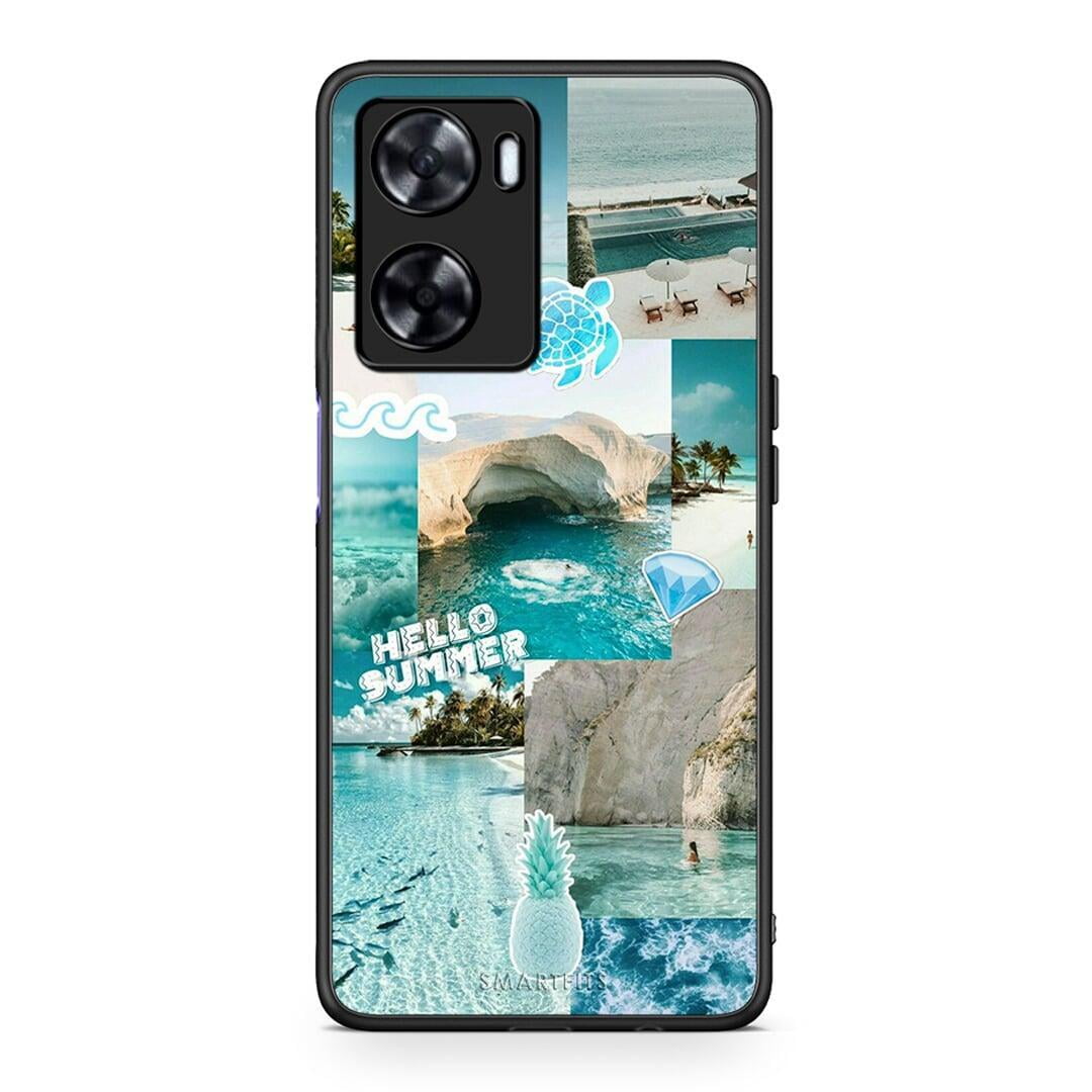 Oppo A57s / A77s / A58 / OnePlus Nord N20 SE Aesthetic Summer Θήκη από τη Smartfits με σχέδιο στο πίσω μέρος και μαύρο περίβλημα | Smartphone case with colorful back and black bezels by Smartfits