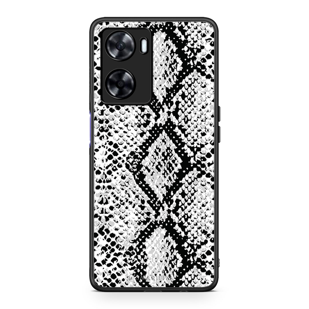 24 - Oppo A57s / A77s / A77 White Snake Animal case, cover, bumper