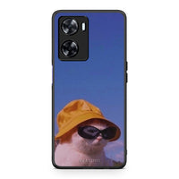 Thumbnail for Oppo A57s / A77s / A58 / OnePlus Nord N20 SE Cat Diva θήκη από τη Smartfits με σχέδιο στο πίσω μέρος και μαύρο περίβλημα | Smartphone case with colorful back and black bezels by Smartfits