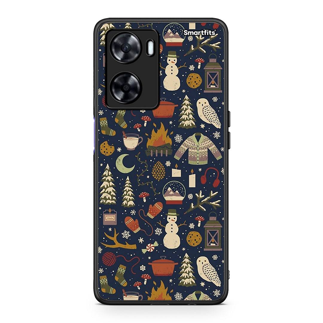 Christmas Elements - Oppo A57 4G / A57S / A77S / A58 case