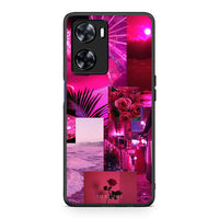 Thumbnail for Oppo A57s / A77s / A58 / OnePlus Nord N20 SE Collage Red Roses Θήκη Αγίου Βαλεντίνου από τη Smartfits με σχέδιο στο πίσω μέρος και μαύρο περίβλημα | Smartphone case with colorful back and black bezels by Smartfits