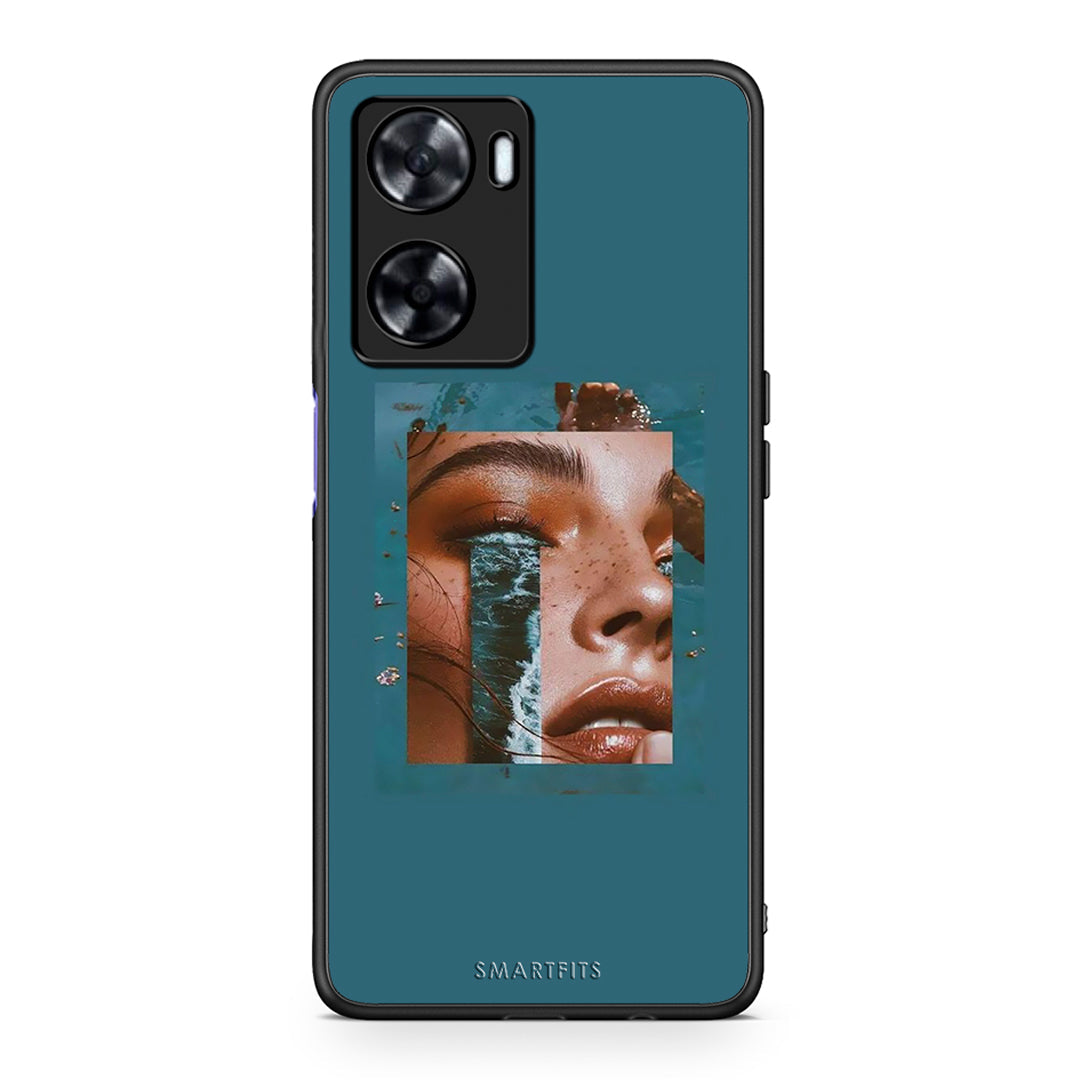 Oppo A57s / A77s / A58 / OnePlus Nord N20 SE Cry An Ocean θήκη από τη Smartfits με σχέδιο στο πίσω μέρος και μαύρο περίβλημα | Smartphone case with colorful back and black bezels by Smartfits