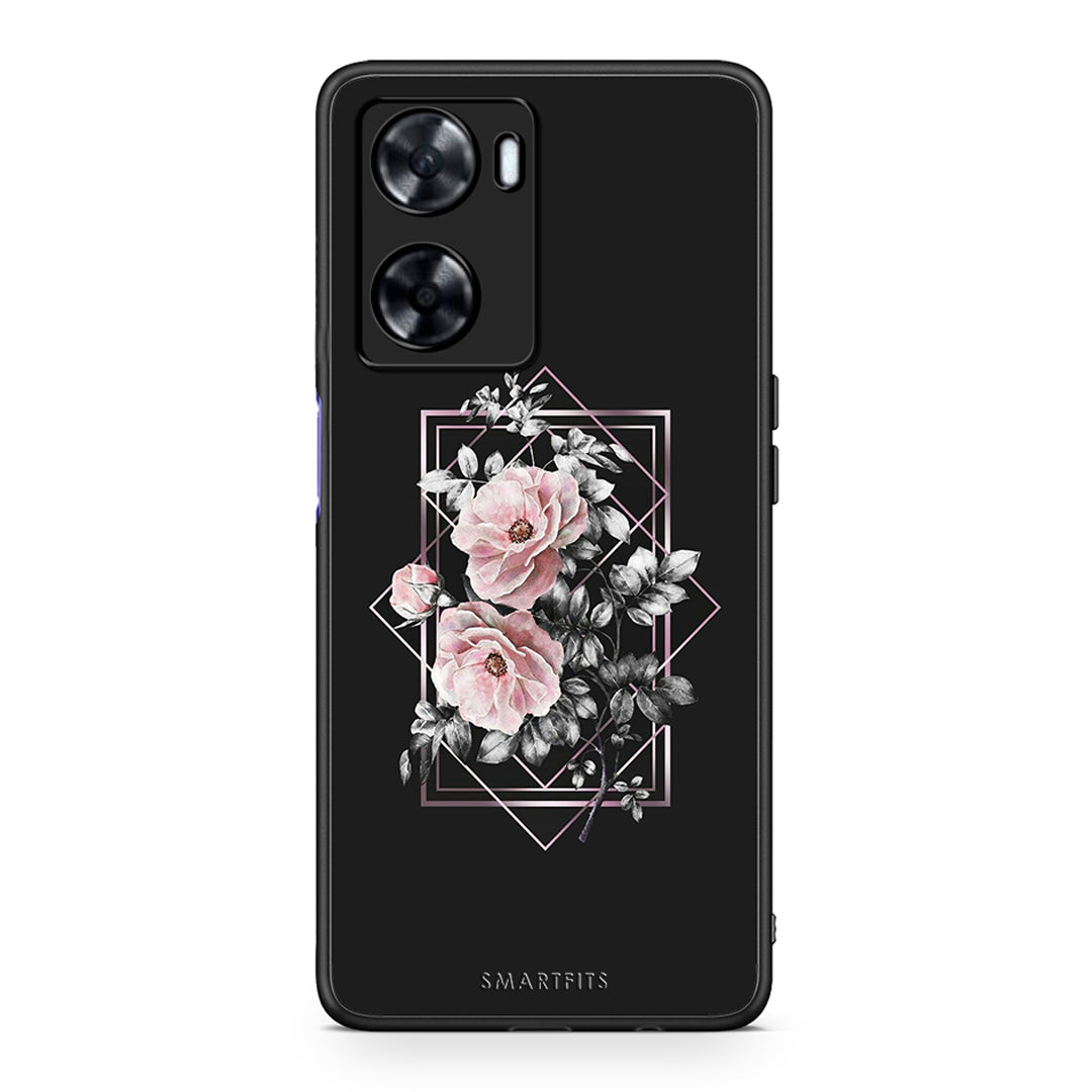 4 - Oppo A57s / A77s / A58 / OnePlus Nord N20 SE Frame Flower case, cover, bumper