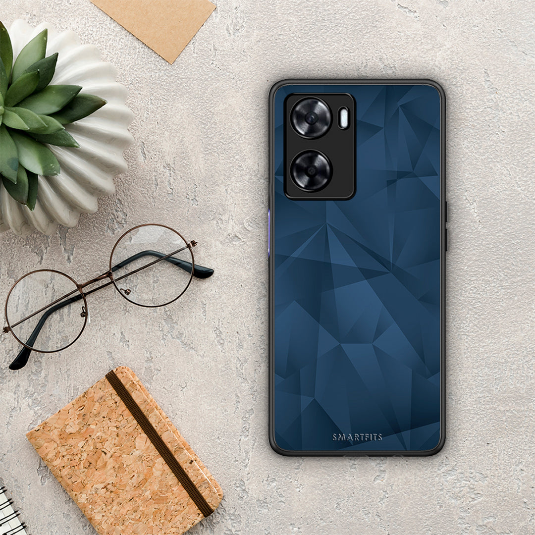 Geometric Blue Abstract - Oppo A57s / A77s / A58 case