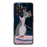 Thumbnail for Oppo A57s / A77s / A58 / OnePlus Nord N20 SE Lady And Tramp 1 Θήκη Αγίου Βαλεντίνου από τη Smartfits με σχέδιο στο πίσω μέρος και μαύρο περίβλημα | Smartphone case with colorful back and black bezels by Smartfits
