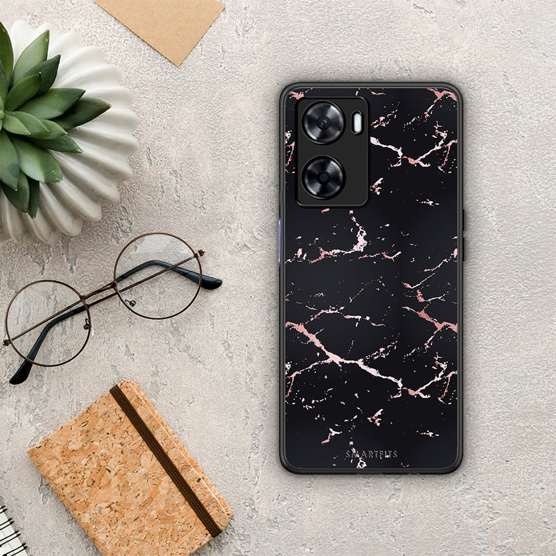 Marble Black Rosegold - OnePlus Nord N20 SE θήκη