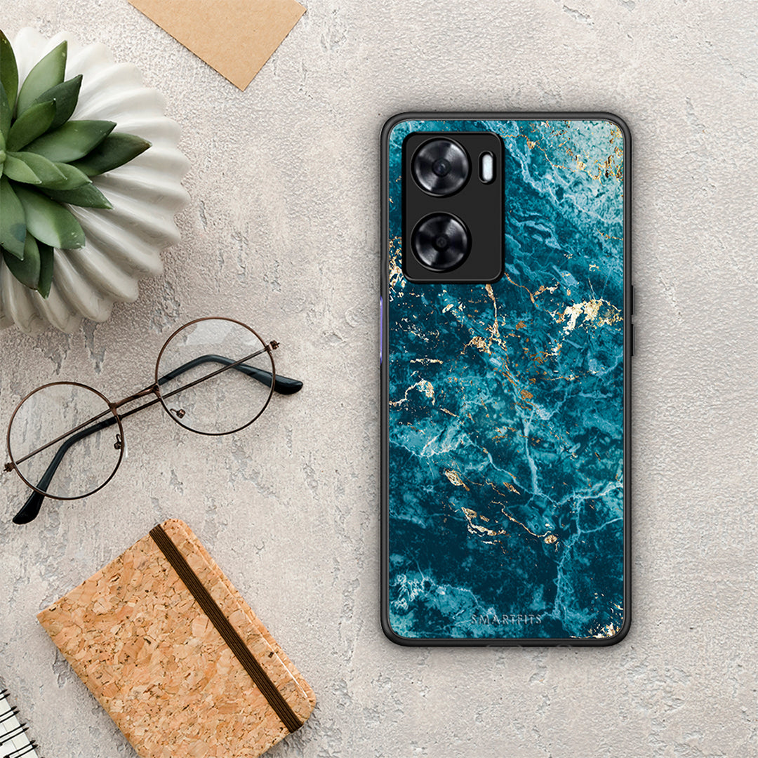 Marble Blue - Oppo A57s / A77s / A58 case