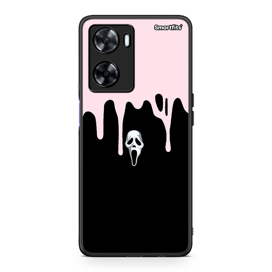 Oppo A57s / A77s / A58 / OnePlus Nord N20 SE Melting Halloween Mask θήκη από τη Smartfits με σχέδιο στο πίσω μέρος και μαύρο περίβλημα | Smartphone case with colorful back and black bezels by Smartfits