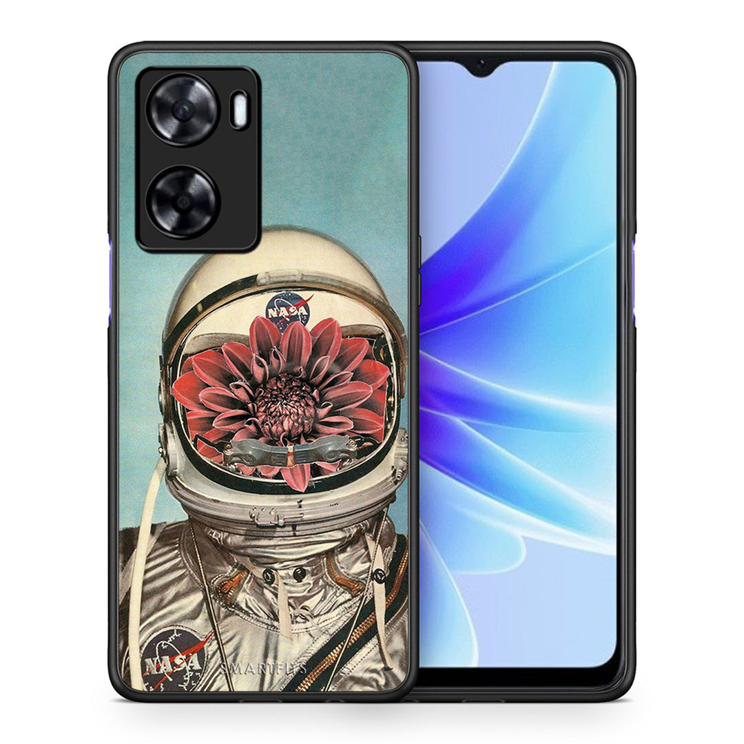 Θήκη Oppo A57s / A77s / A58 / OnePlus Nord N20 SE Nasa Bloom από τη Smartfits με σχέδιο στο πίσω μέρος και μαύρο περίβλημα | Oppo A57s / A77s / A58 / OnePlus Nord N20 SE Nasa Bloom case with colorful back and black bezels