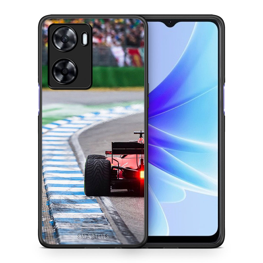 Θήκη Oppo A57s / A77s / A77 Racing Vibes από τη Smartfits με σχέδιο στο πίσω μέρος και μαύρο περίβλημα | Oppo A57s / A77s / A77 Racing Vibes case with colorful back and black bezels