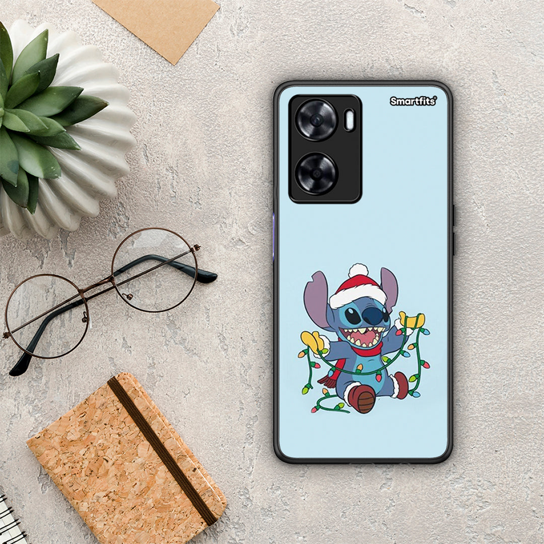 Santa Stich - Oppo A57 4G / A57S / A77S / A58 case