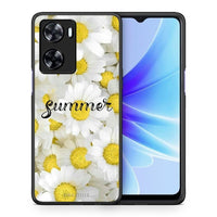 Thumbnail for Θήκη Oppo A57s / A77s / A58 / OnePlus Nord N20 SE Summer Daisies από τη Smartfits με σχέδιο στο πίσω μέρος και μαύρο περίβλημα | Oppo A57s / A77s / A58 / OnePlus Nord N20 SE Summer Daisies case with colorful back and black bezels