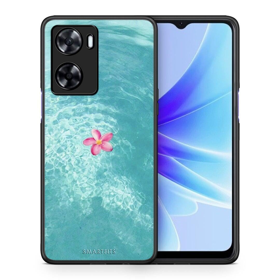 Θήκη Oppo A57s / A77s / A58 / OnePlus Nord N20 SE Water Flower από τη Smartfits με σχέδιο στο πίσω μέρος και μαύρο περίβλημα | Oppo A57s / A77s / A58 / OnePlus Nord N20 SE Water Flower case with colorful back and black bezels