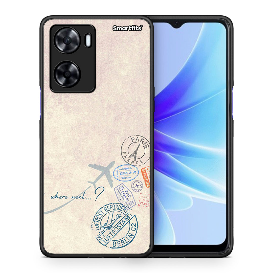 Θήκη Oppo A57s / A77s / A58 / OnePlus Nord N20 SE Where Next από τη Smartfits με σχέδιο στο πίσω μέρος και μαύρο περίβλημα | Oppo A57s / A77s / A58 / OnePlus Nord N20 SE Where Next case with colorful back and black bezels