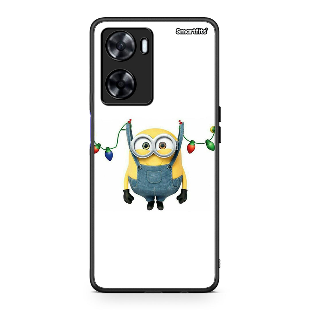 Xmas Minion Lights - Oppo A57 4G / A57S / A77S / A58 case