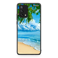 Thumbnail for Oppo A74 4G Beautiful Beach θήκη από τη Smartfits με σχέδιο στο πίσω μέρος και μαύρο περίβλημα | Smartphone case with colorful back and black bezels by Smartfits