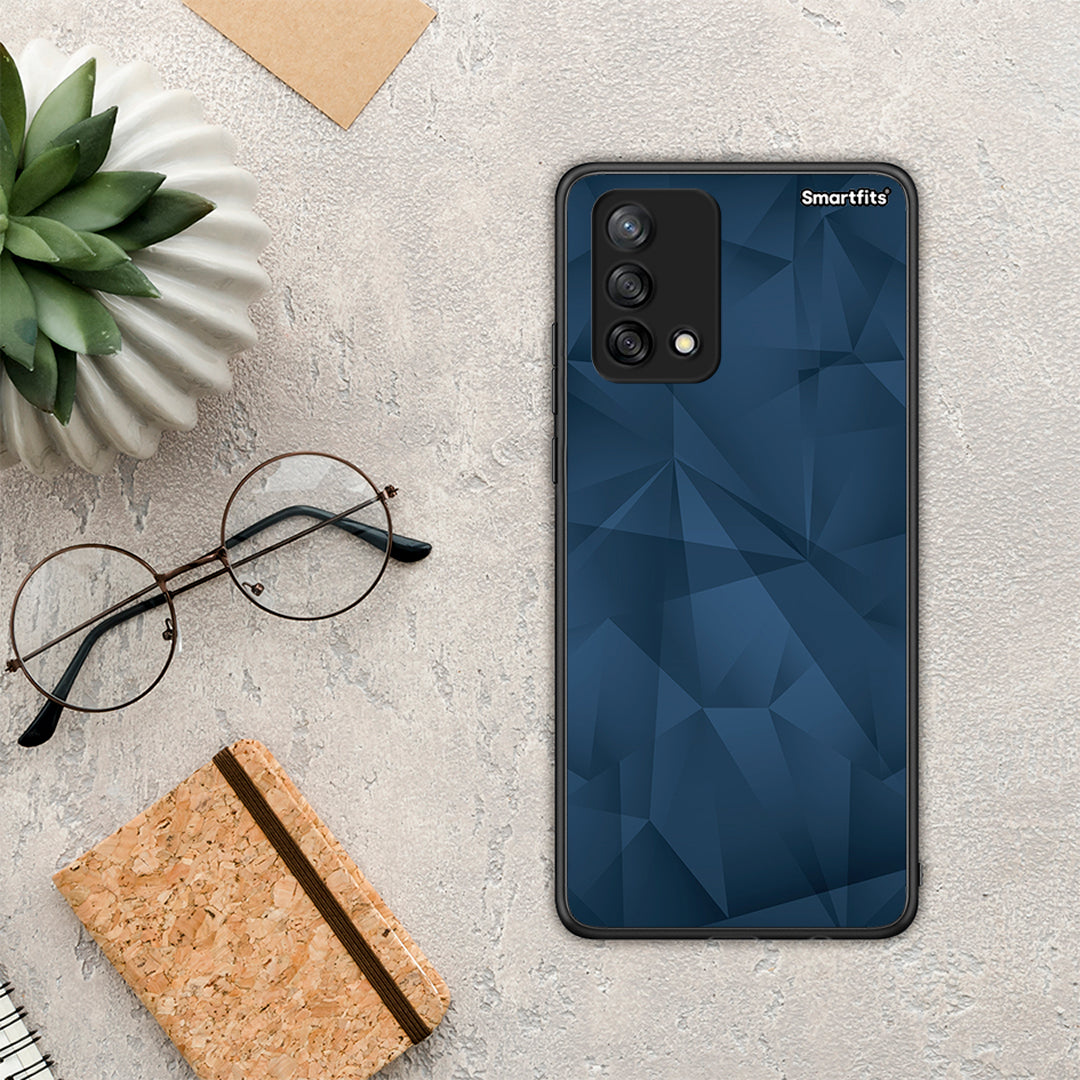 Geometric Blue Abstract - Oppo A74 4G case