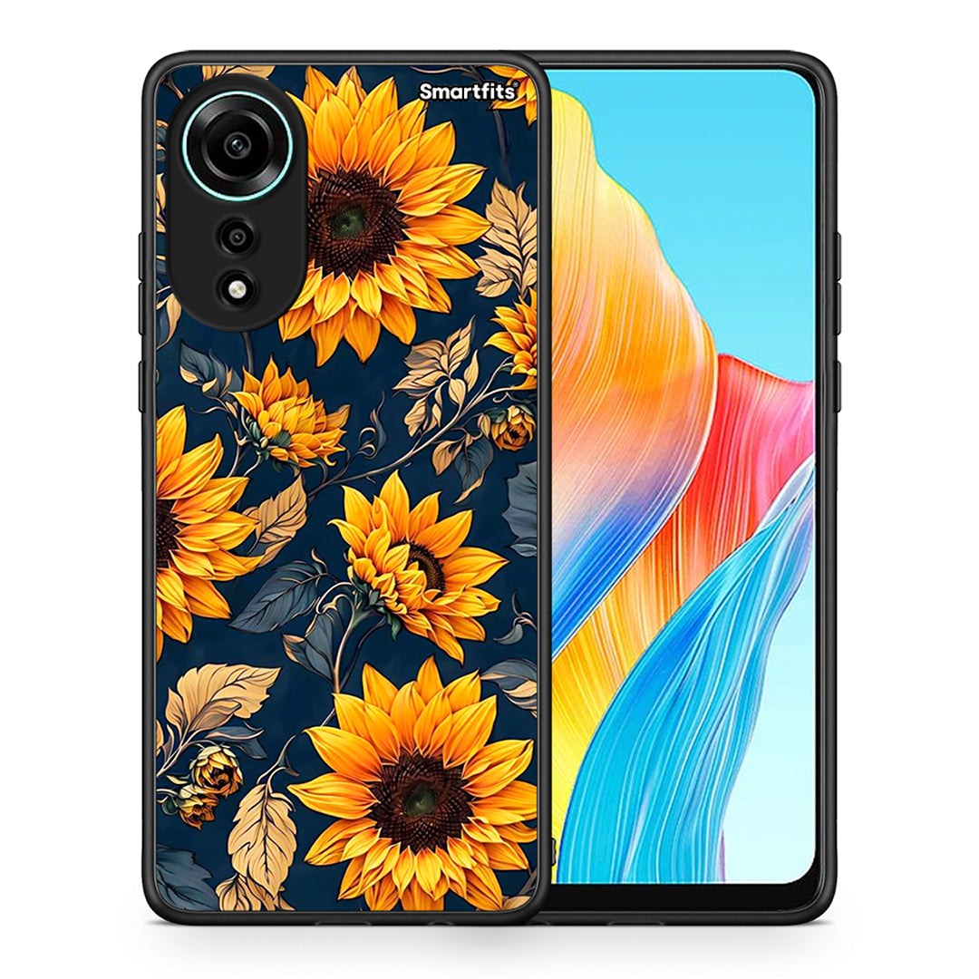 Autumn Sunflowers - Oppo A78 4G θήκη