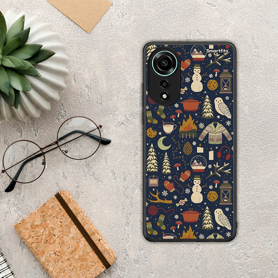 Christmas Elements - Oppo A78 4G case