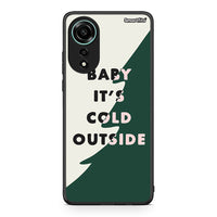 Thumbnail for Oppo A78 4G Cold Outside θήκη από τη Smartfits με σχέδιο στο πίσω μέρος και μαύρο περίβλημα | Smartphone case with colorful back and black bezels by Smartfits