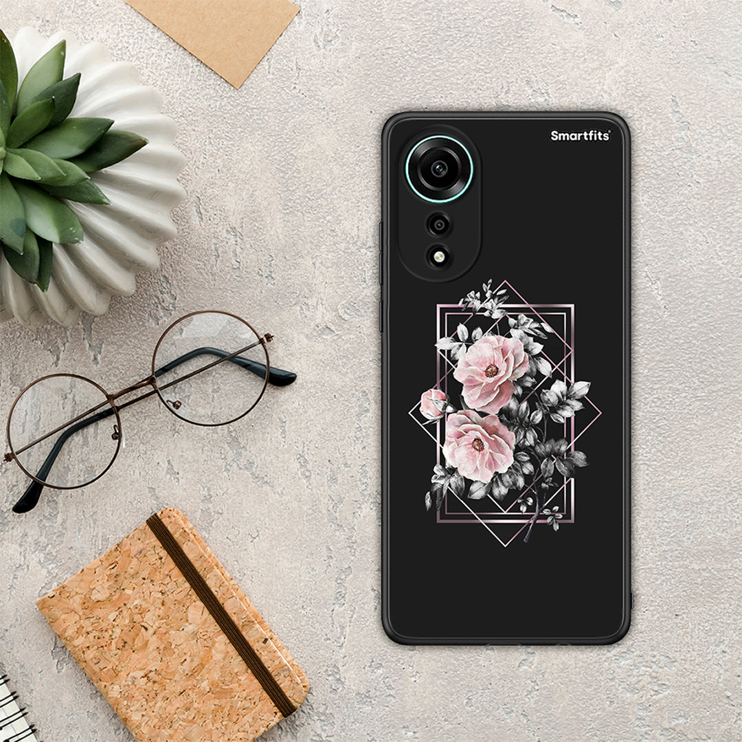 Flower Frame - Oppo A78 4G case