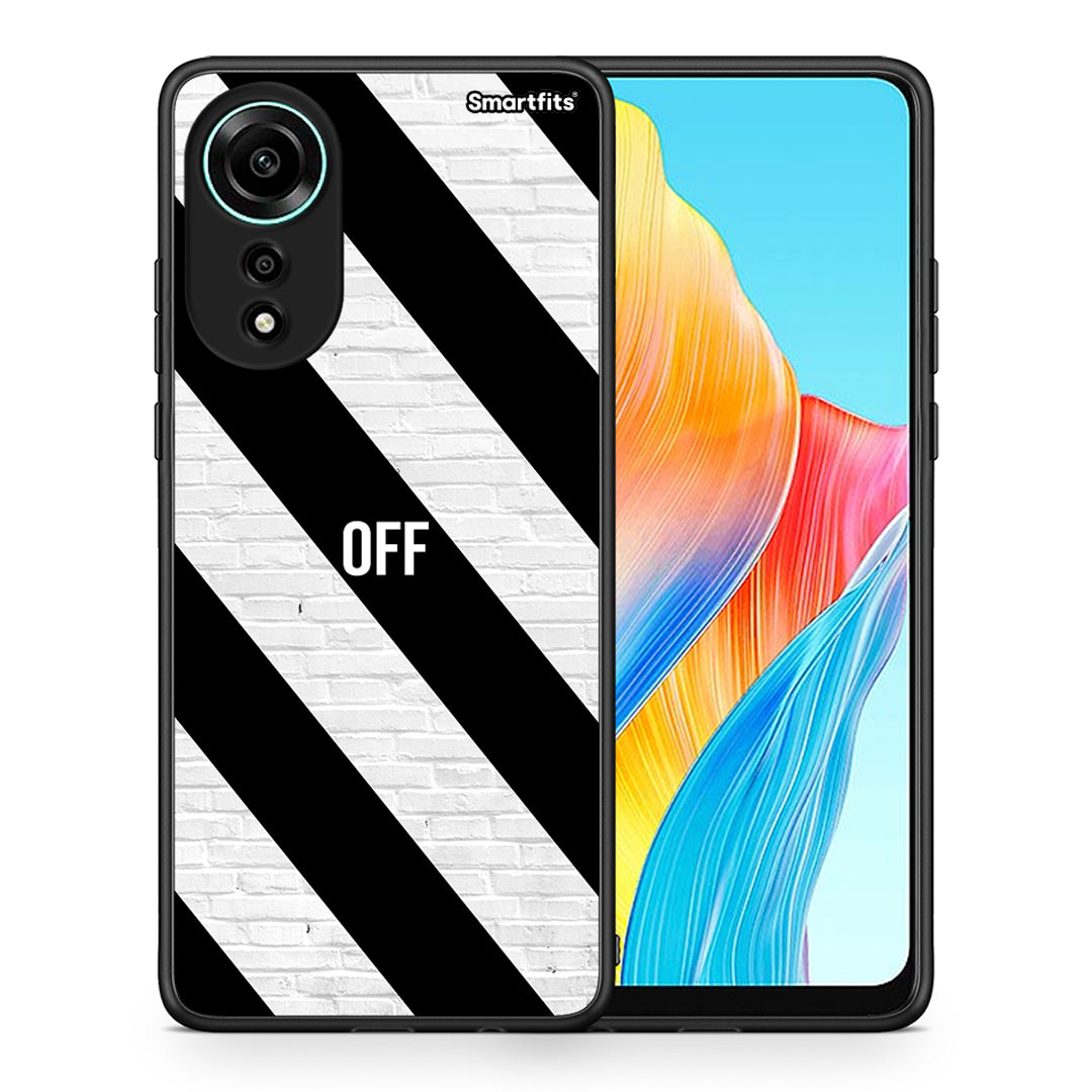 Θήκη Oppo A78 4G Get Off από τη Smartfits με σχέδιο στο πίσω μέρος και μαύρο περίβλημα | Oppo A78 4G Get Off case with colorful back and black bezels