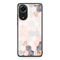 Thumbnail for 4 - Oppo A78 4G Hexagon Pink Marble case, cover, bumper