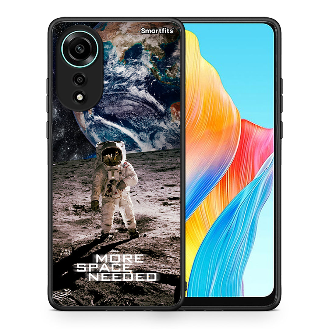 Θήκη Oppo A78 4G More Space από τη Smartfits με σχέδιο στο πίσω μέρος και μαύρο περίβλημα | Oppo A78 4G More Space case with colorful back and black bezels