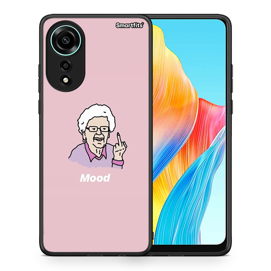 Θήκη Oppo A78 4G Mood PopArt από τη Smartfits με σχέδιο στο πίσω μέρος και μαύρο περίβλημα | Oppo A78 4G Mood PopArt case with colorful back and black bezels