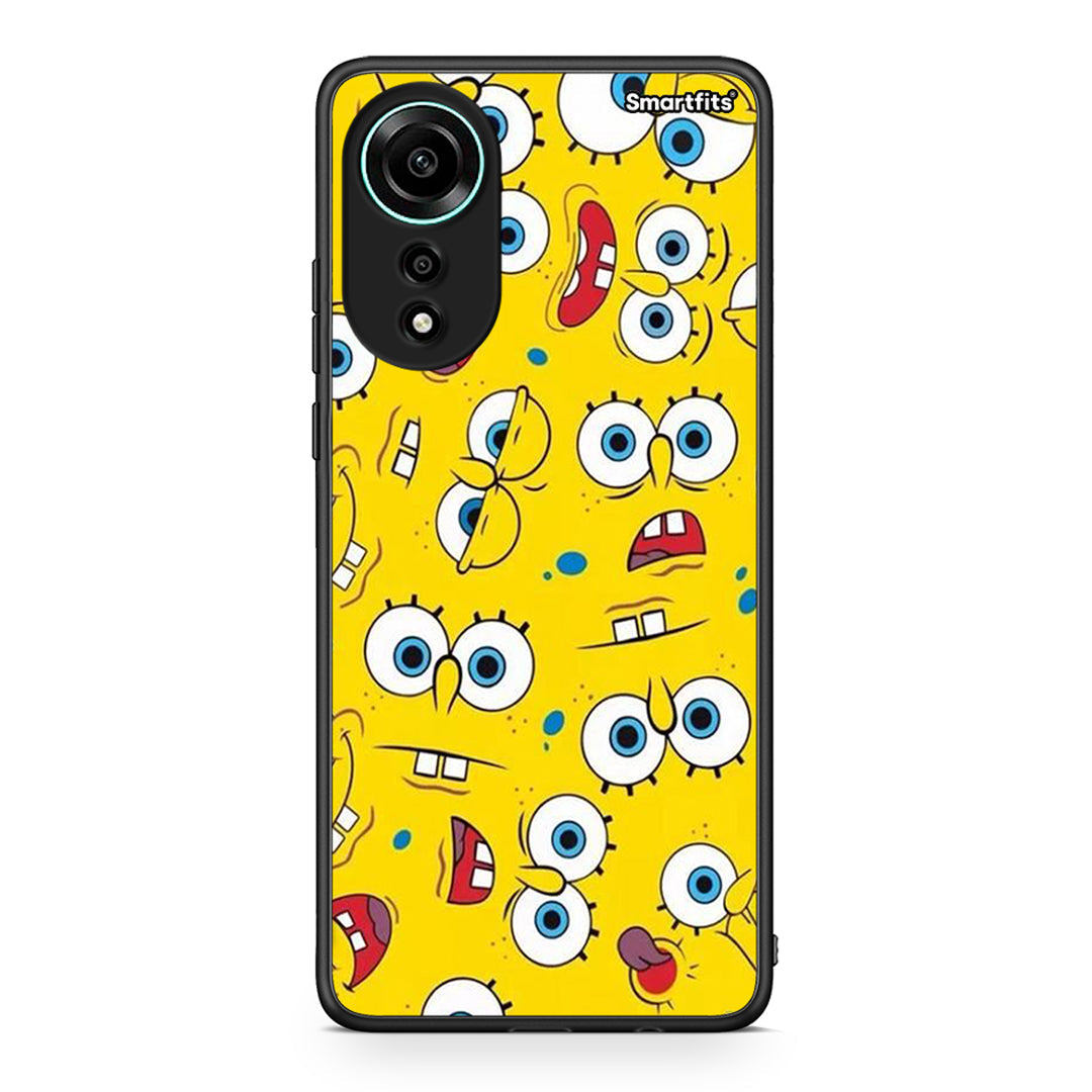 4 - Oppo A78 4G Sponge PopArt case, cover, bumper