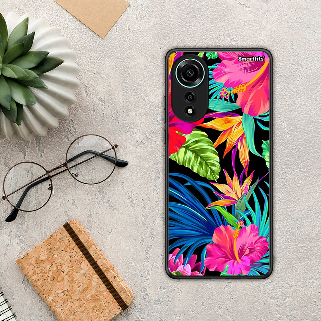 Tropical Flowers - Oppo A78 4G case