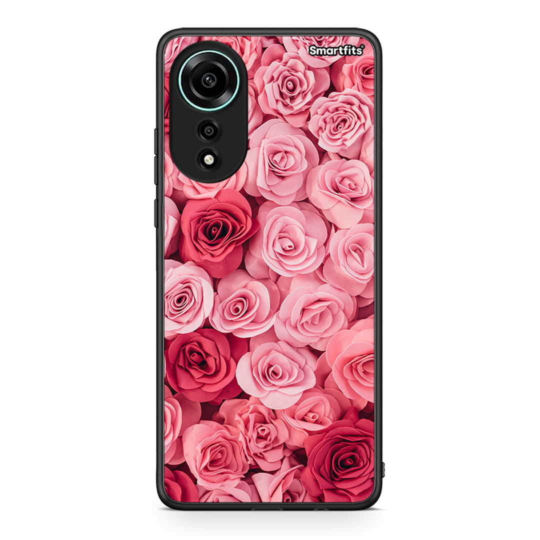 4 - Oppo A78 4G RoseGarden Valentine case, cover, bumper