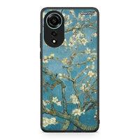 Thumbnail for Oppo A78 4G White Blossoms θήκη από τη Smartfits με σχέδιο στο πίσω μέρος και μαύρο περίβλημα | Smartphone case with colorful back and black bezels by Smartfits
