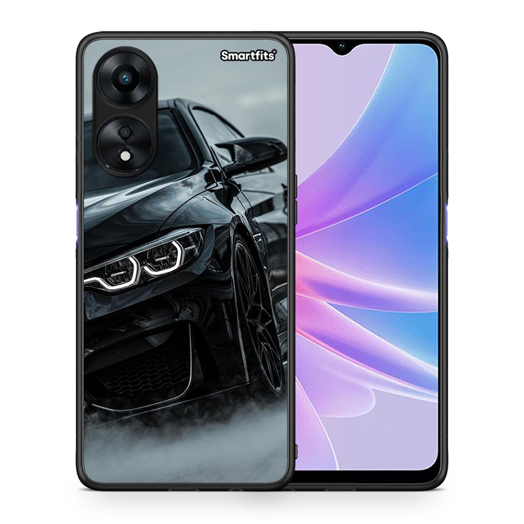 Θήκη Oppo A78 Black BMW από τη Smartfits με σχέδιο στο πίσω μέρος και μαύρο περίβλημα | Oppo A78 Black BMW Case with Colorful Back and Black Bezels